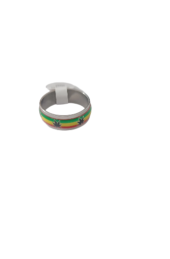 Bague Acier inoxydable Rasta