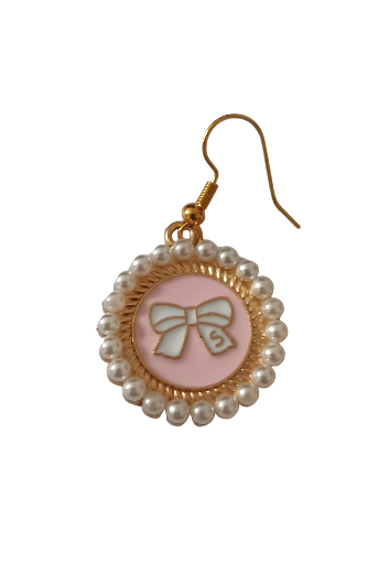 Parure Collier et Boucles d'Oreilles noeud Papillon