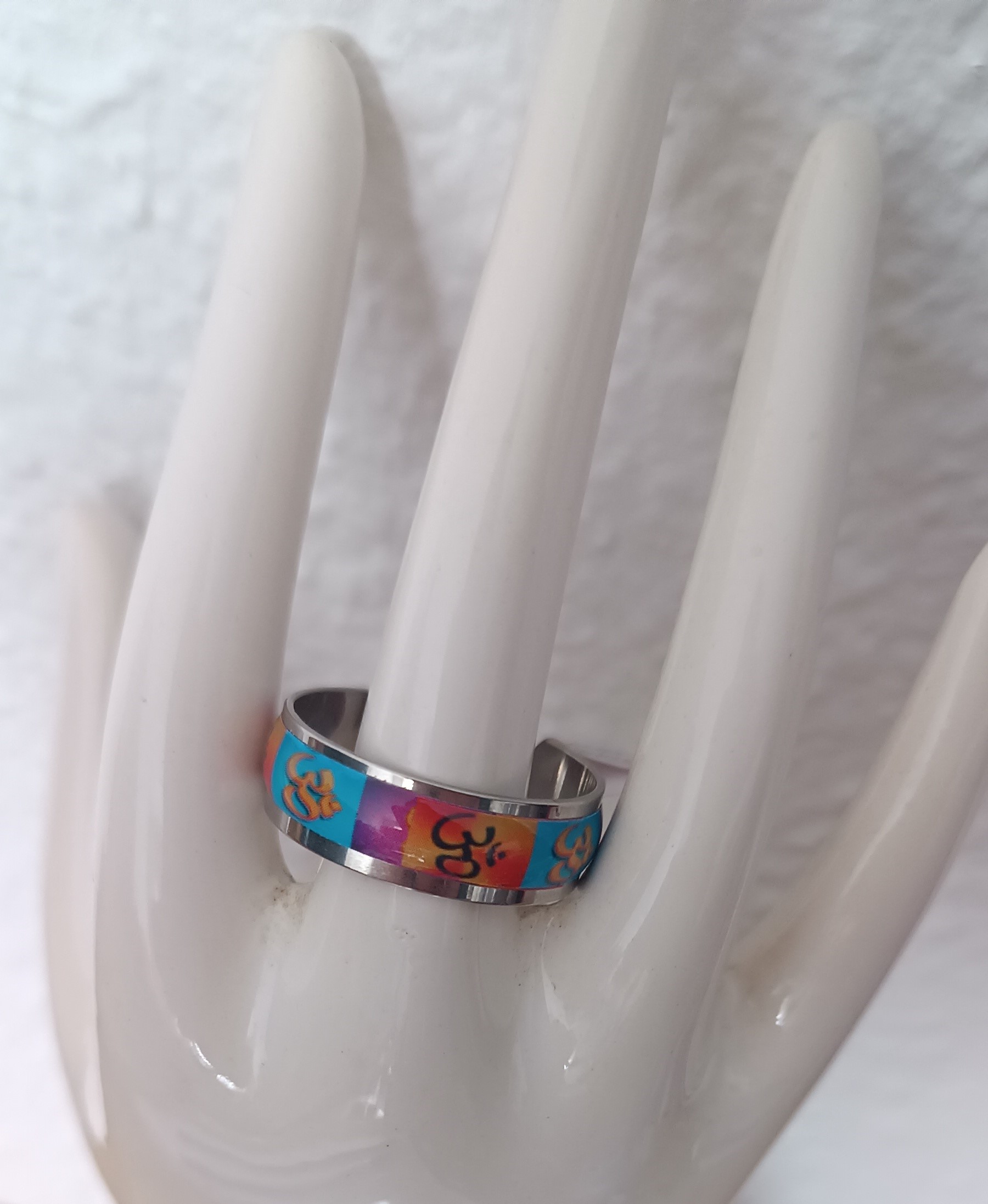 Bague Om acier inoxydable