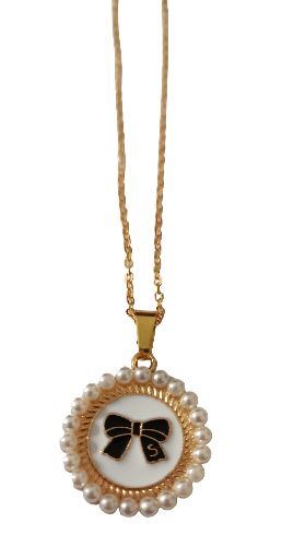 Parure Collier et Boucles d'Oreilles Nœud papillon