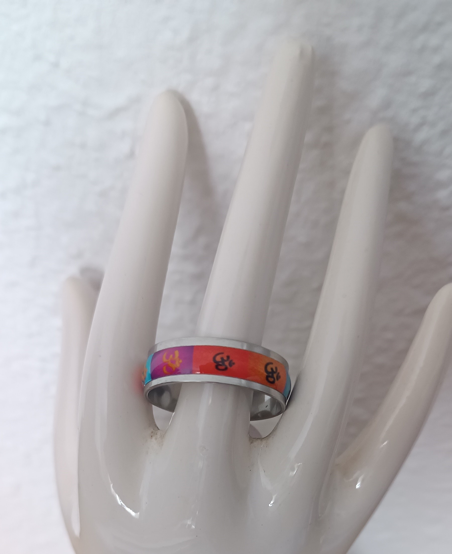 Bague Om acier inoxydable