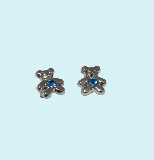 Boucles d'oreilles animaux argenté