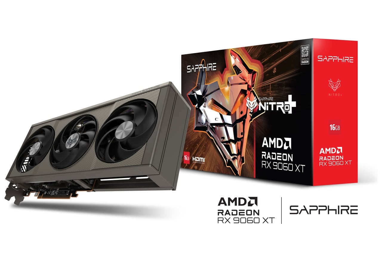 Sapphire Nitro+ AMD Radeon RX 9060 XT (16GB GDDR6)