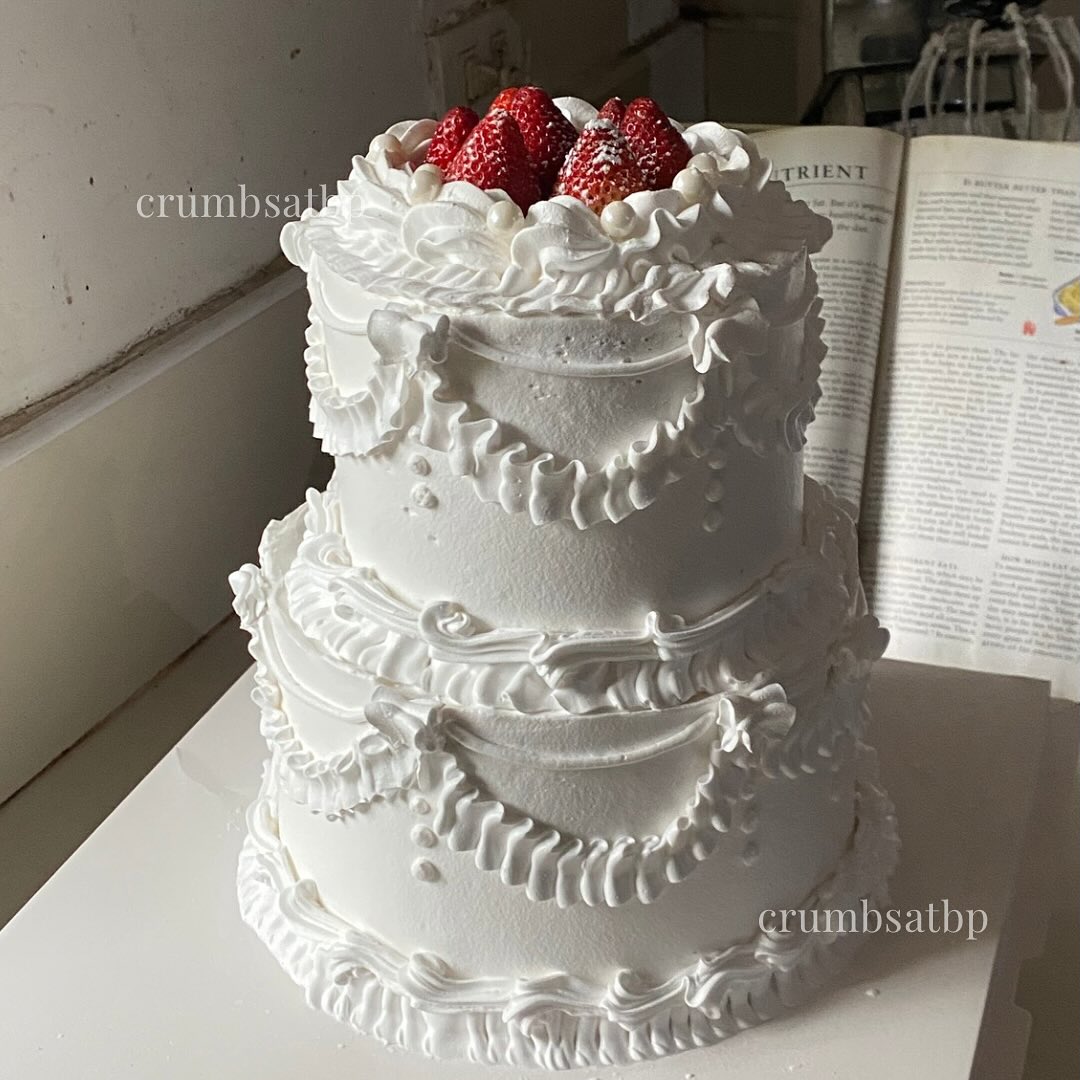 Strawberry Short Tier Cake