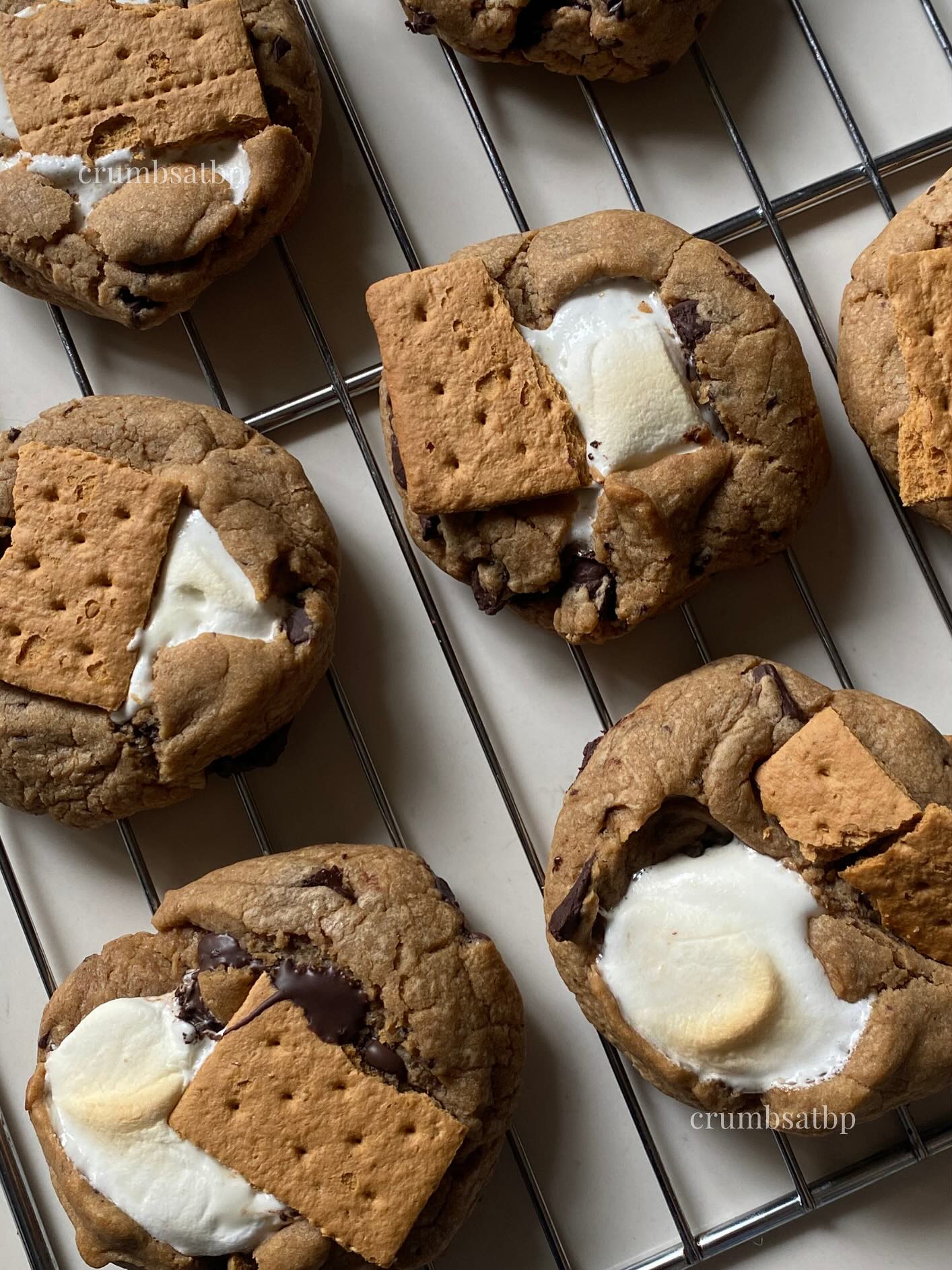 Chocolate S'mores Cookies
