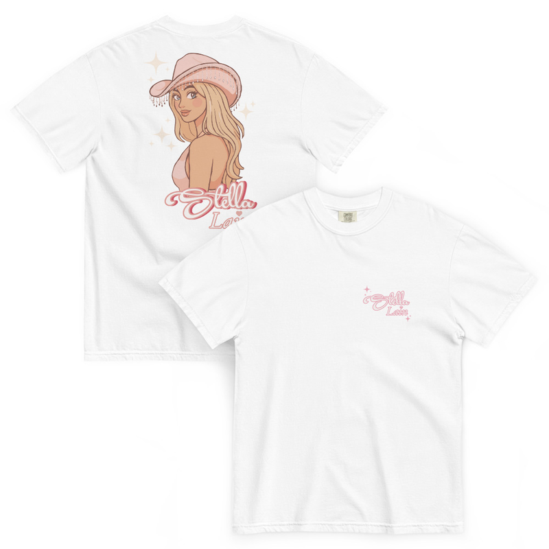 Classic Tee - Stella Lain Font Back Artwork 
