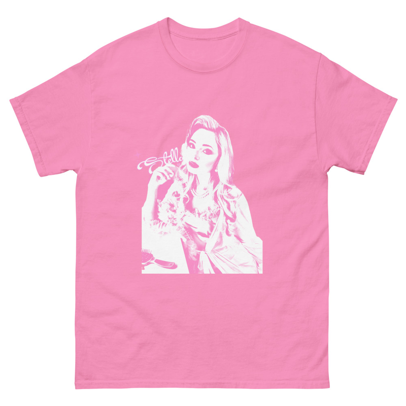 Classic Tee - Stella Mono - Pink
