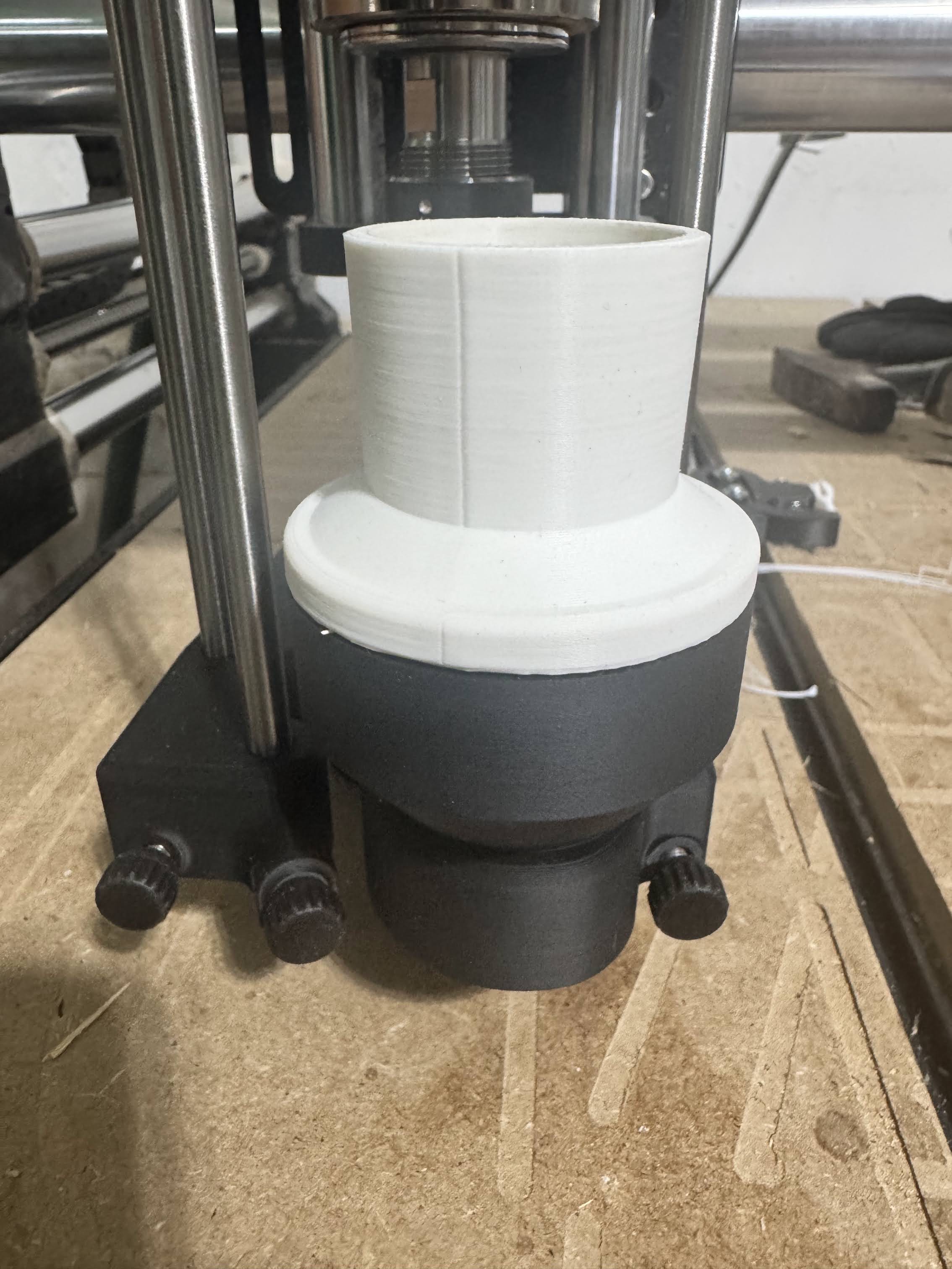 CNC dust boot for 80mm spindles