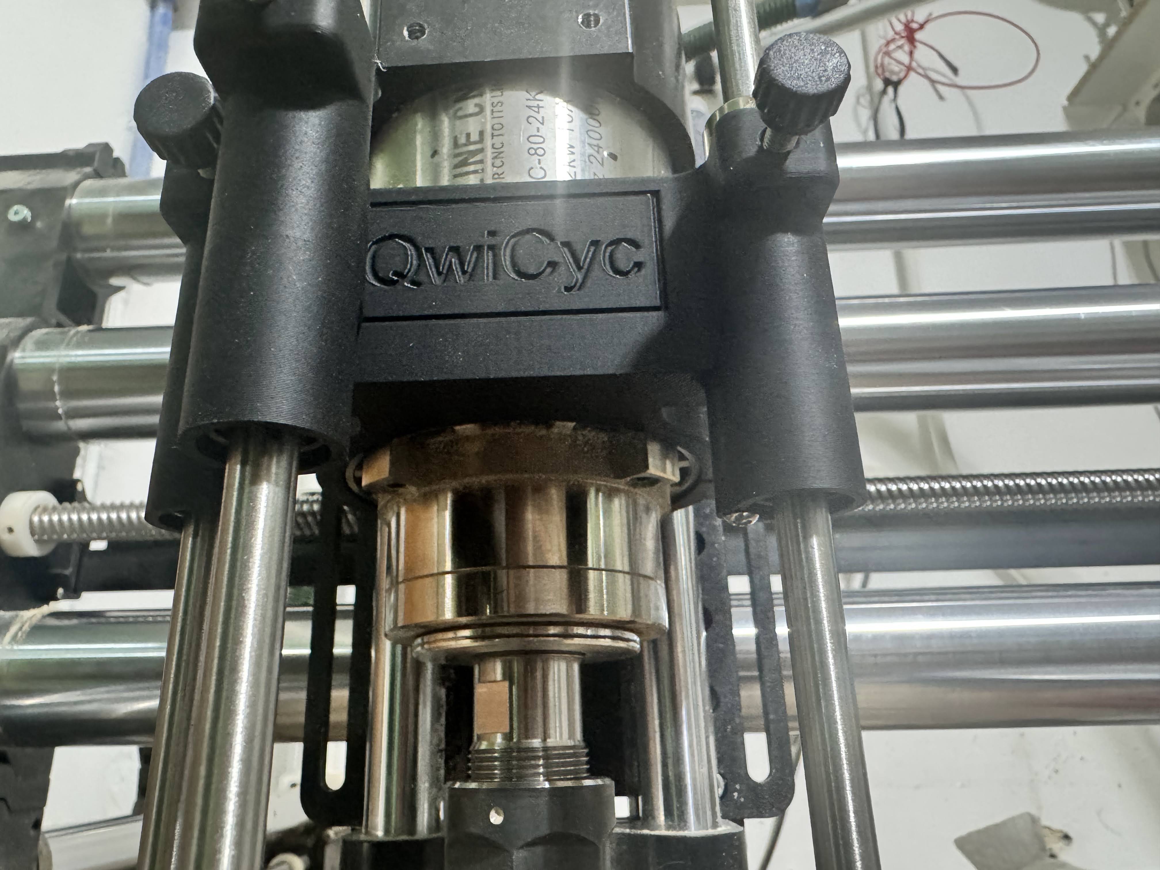 CNC dust boot for 80mm spindles