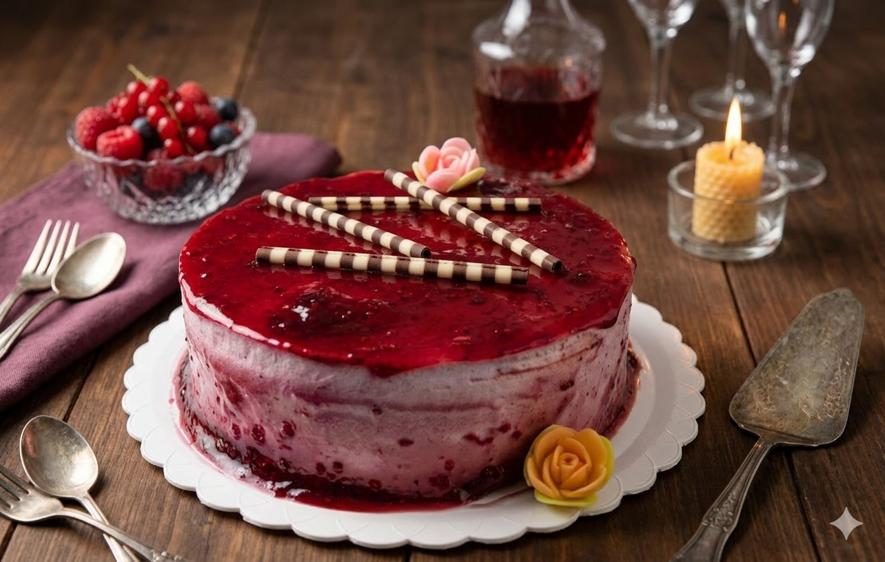 Tarta de frutos rojos
