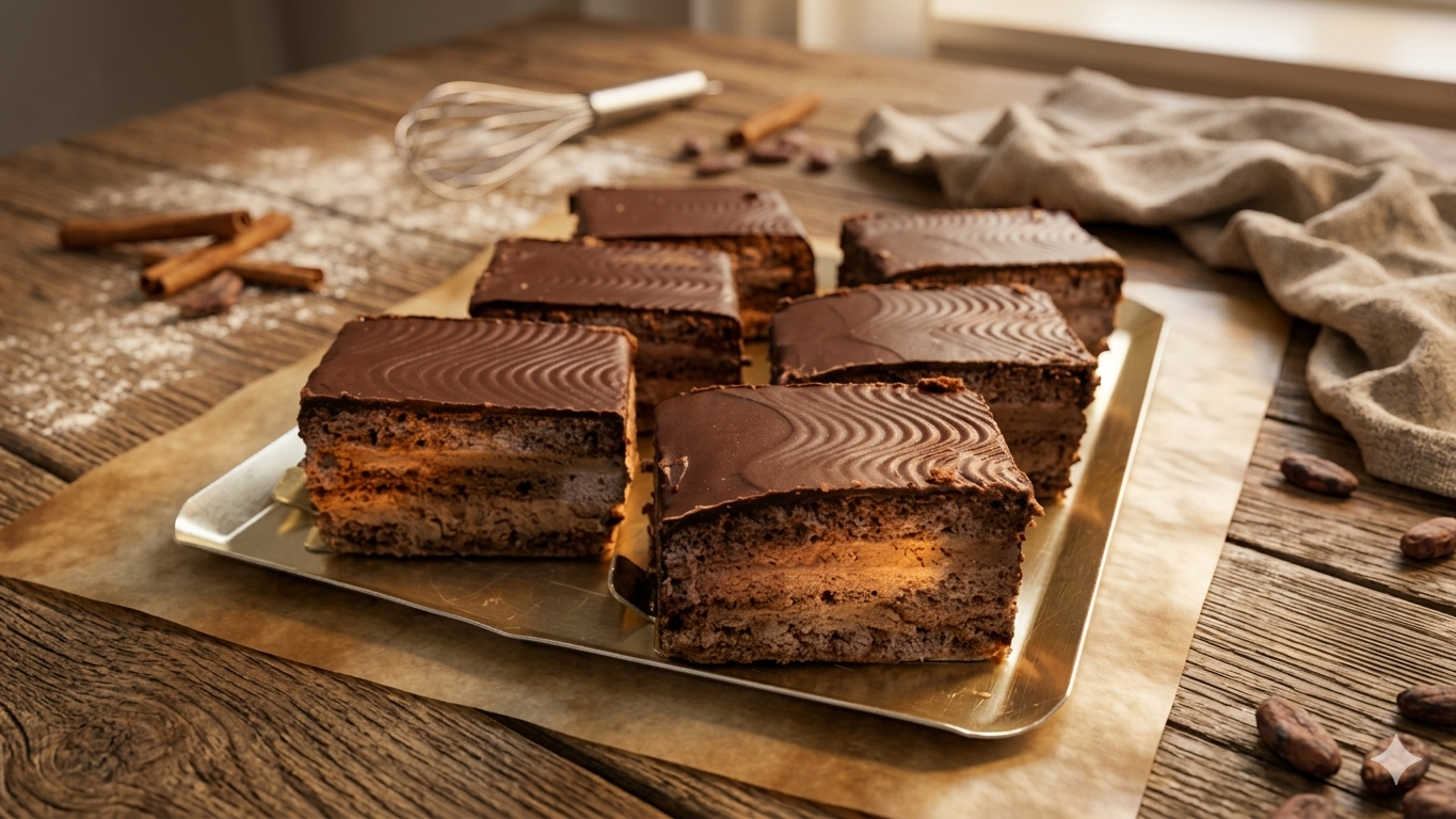Pastelitos de chocolate y crema