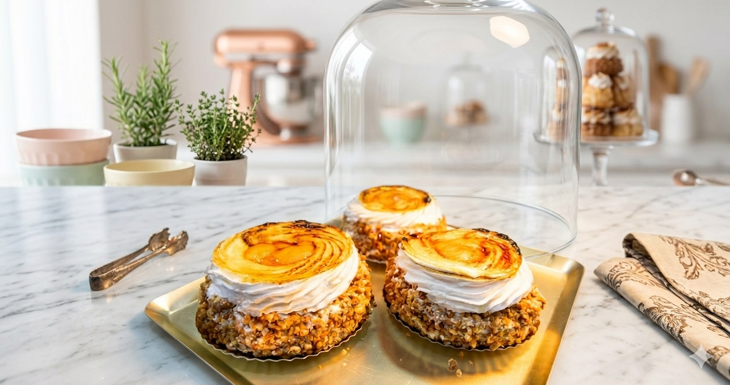 Tartaletas de merengue y crema