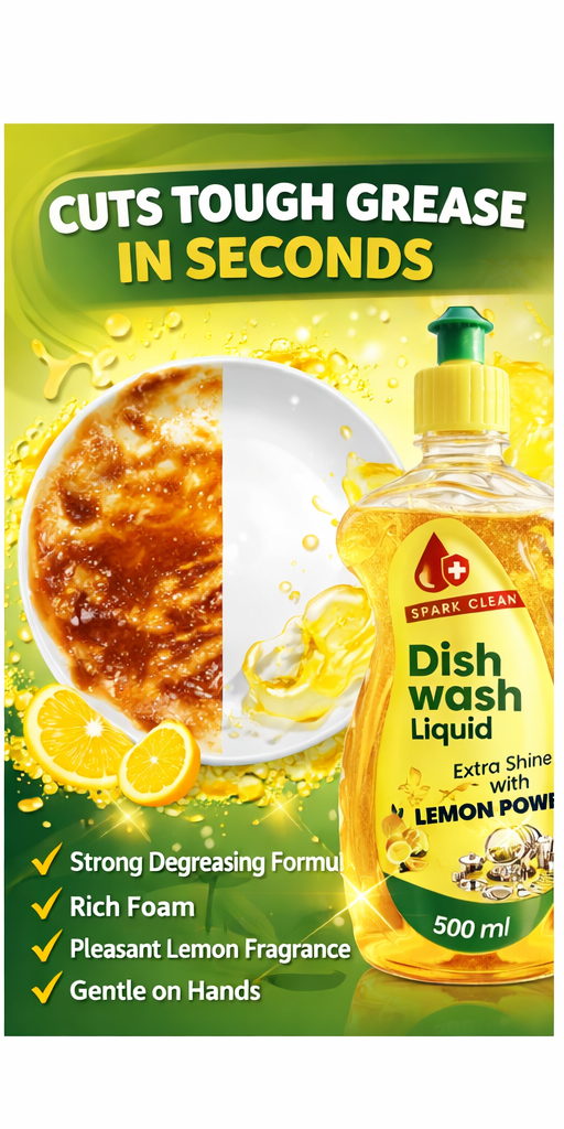 Lemon Dish Wash Liquid – 500 ML
