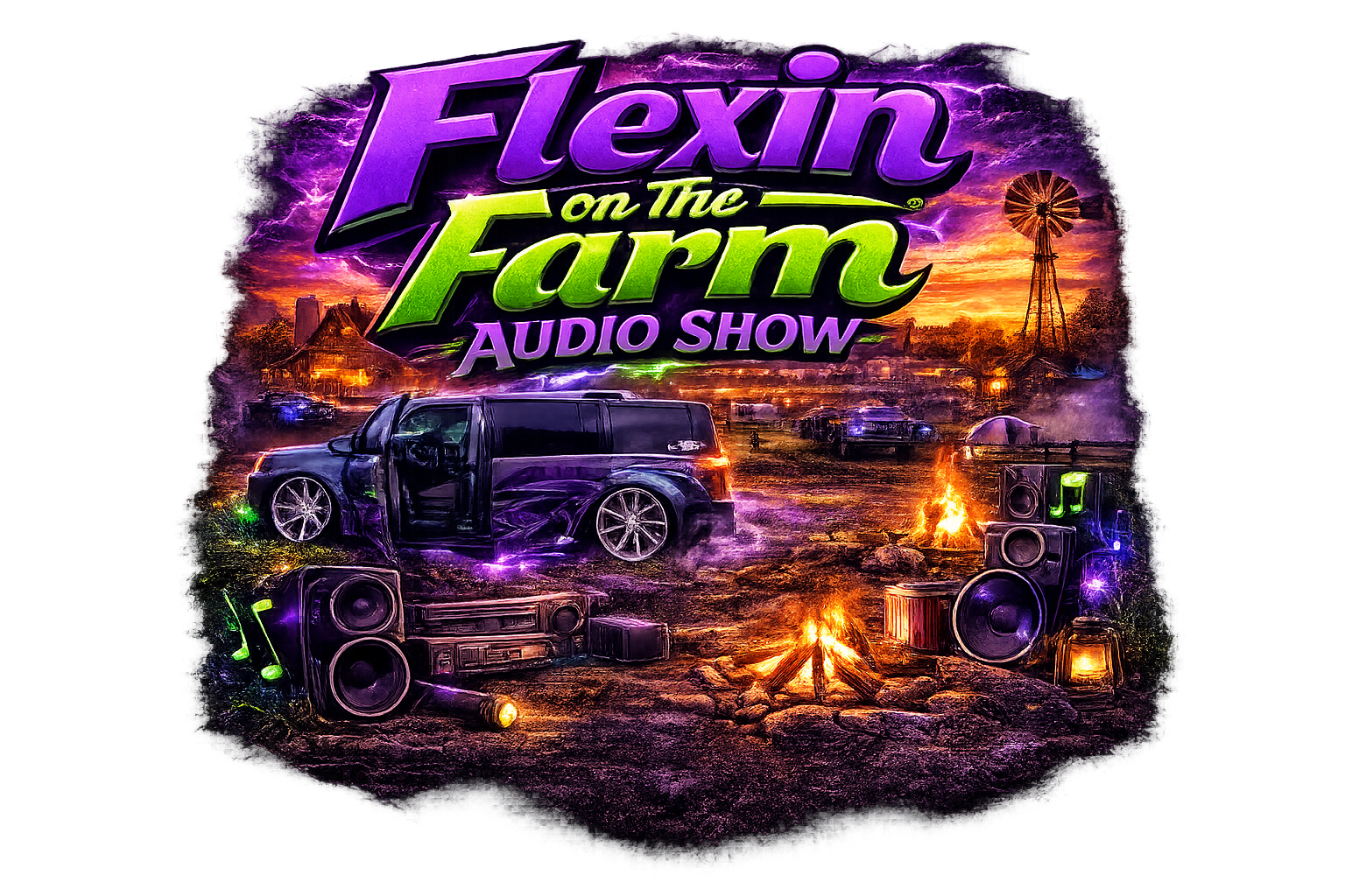 Flexin on the Farm Audio show shirt