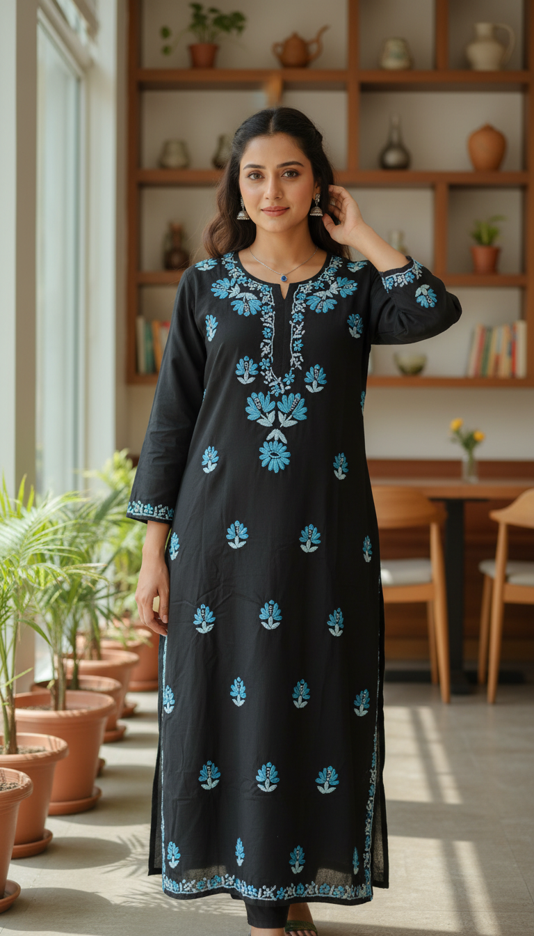 Elegant Chikankari Kurti
