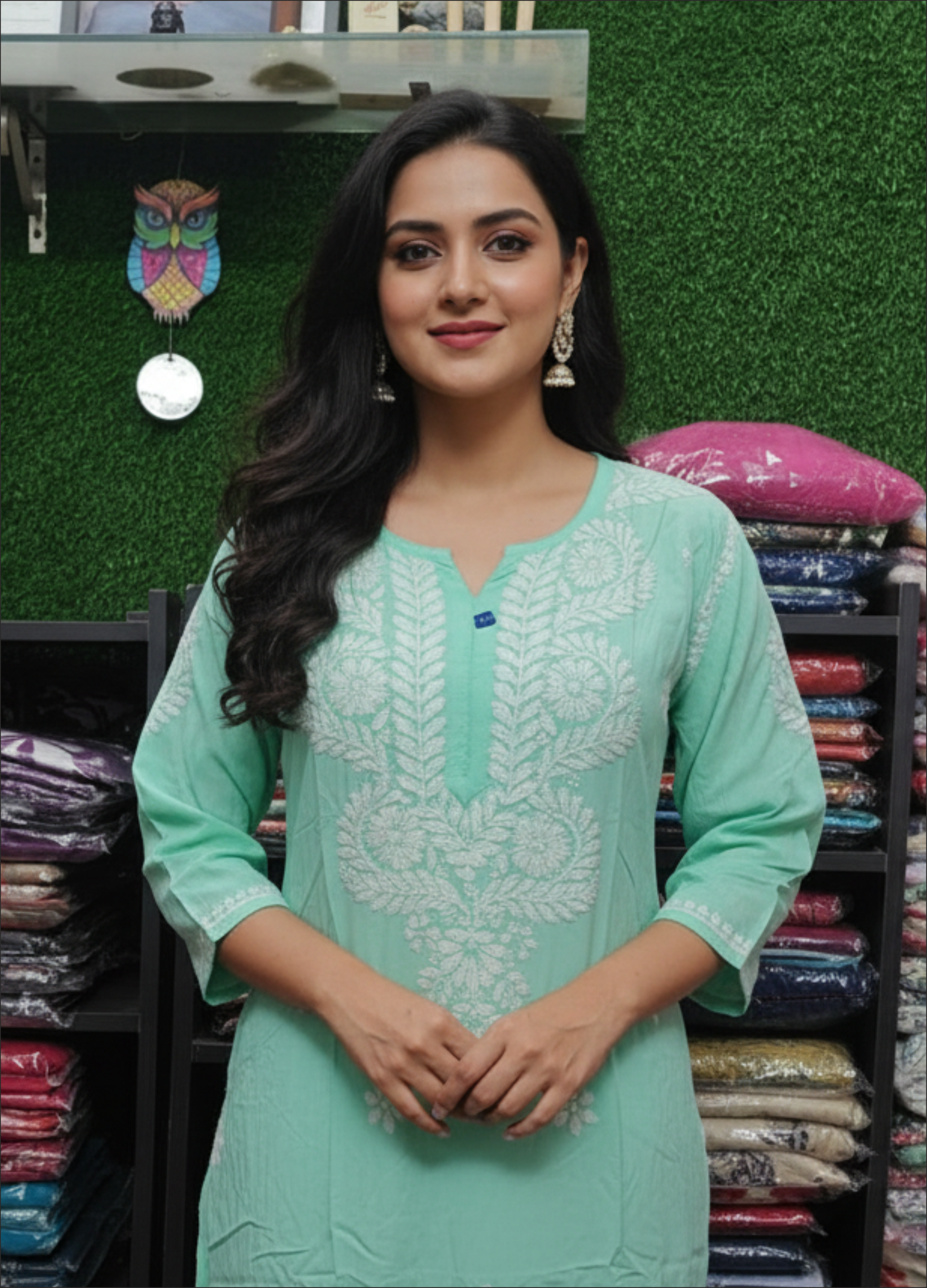 Elegant Lucknow Chikankari Kurti