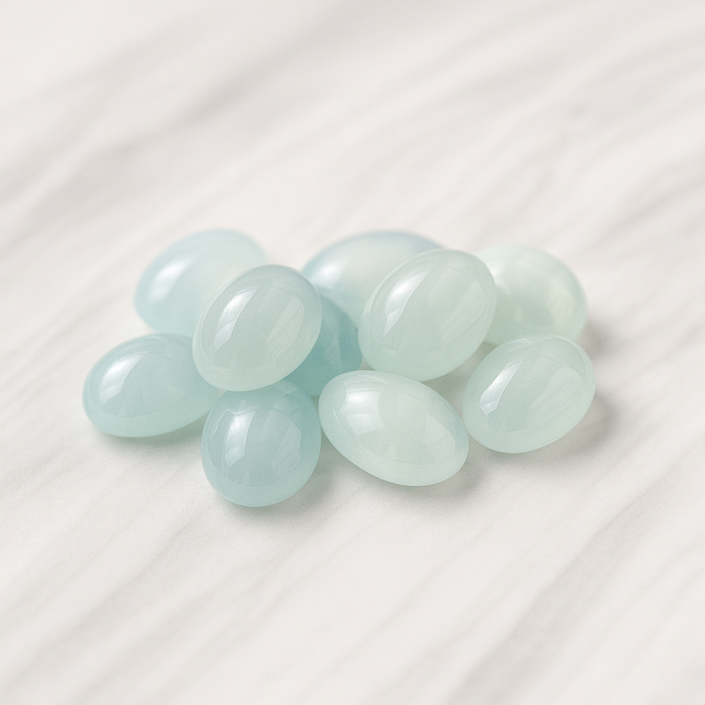 Aquamarine Natural Oval Stones