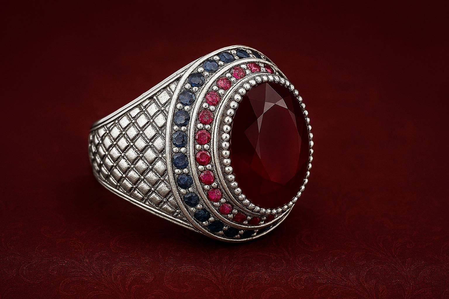 Natural African Ruby Ring
