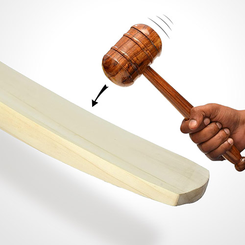 Hand Knocking with oil