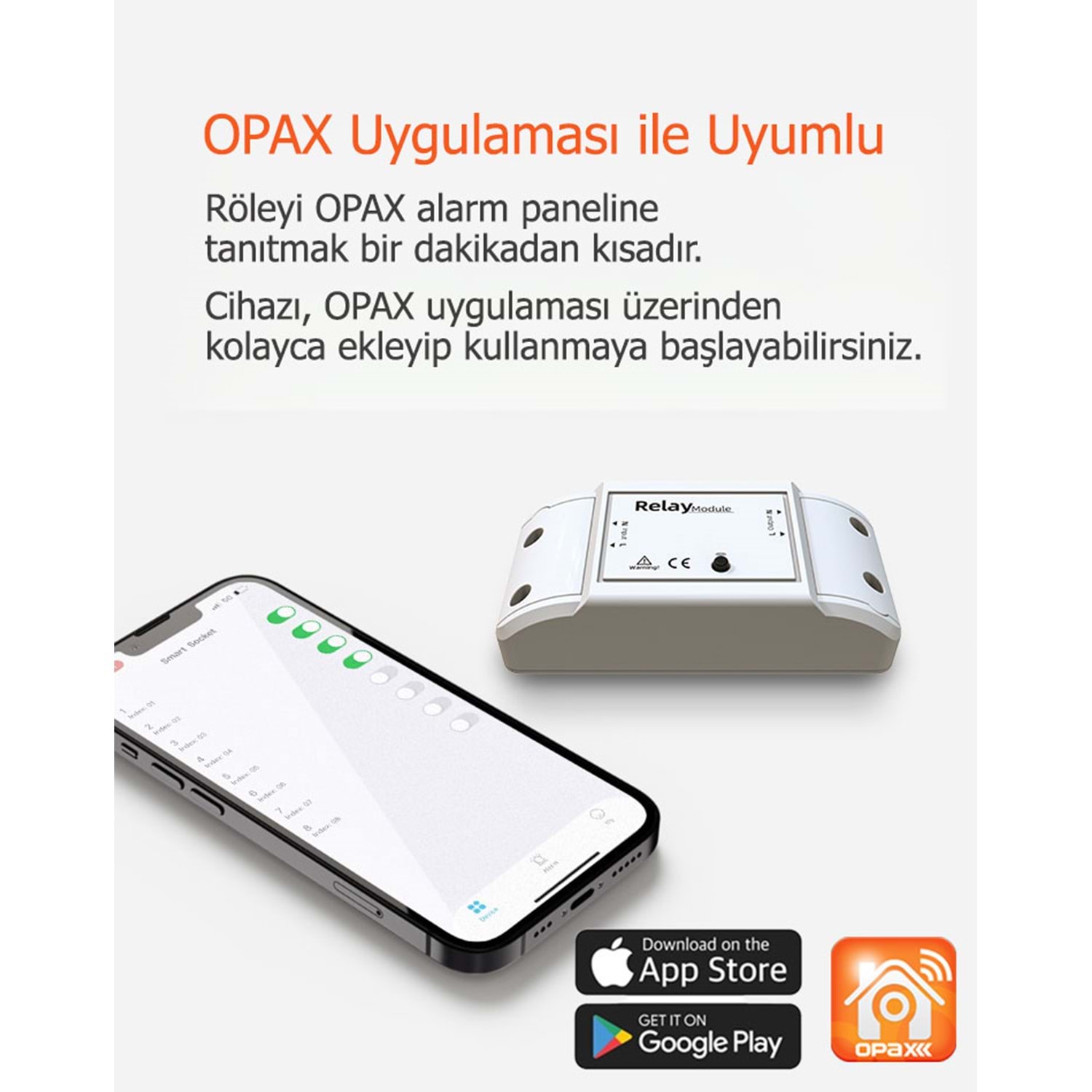 OPAX RELAY-35A AKILLI SWITCH