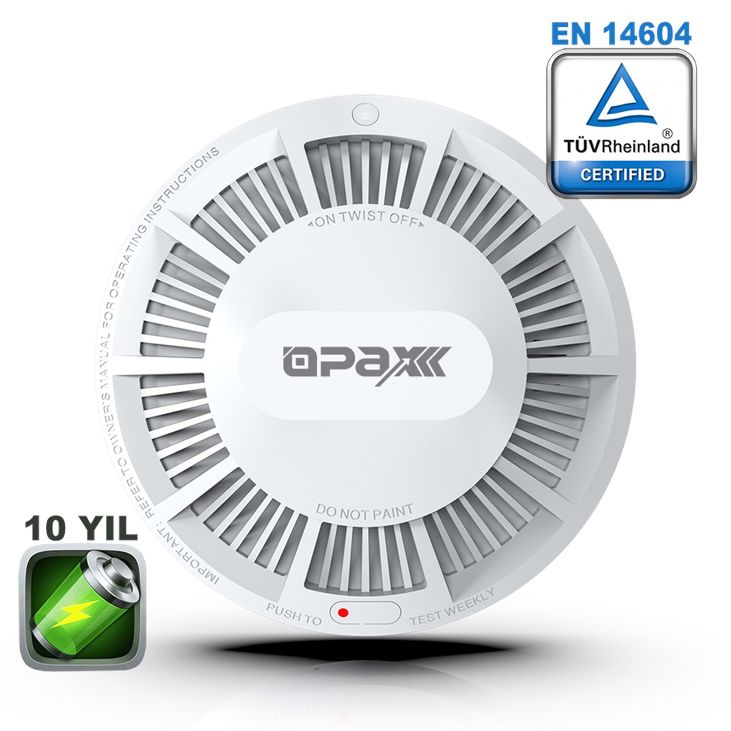 HY-SSA01 PHOTOELECTRIC KOMBİNE KABLOSUZ DUMAN & ISI DEDEKTÖRÜ VE ALARMI