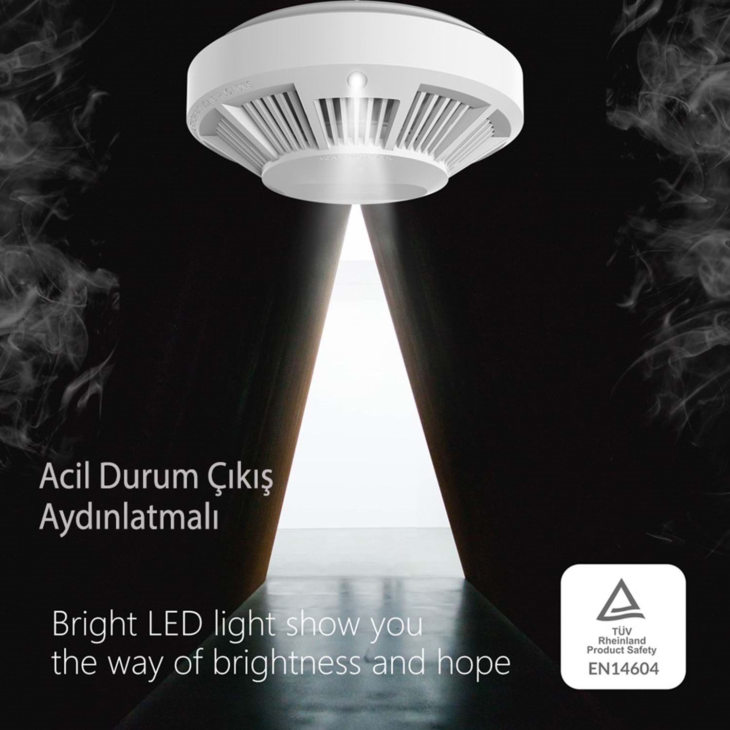 HY-SSA01 PHOTOELECTRIC KOMBİNE KABLOSUZ DUMAN & ISI DEDEKTÖRÜ VE ALARMI