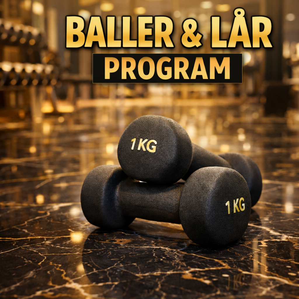 8 UGERS HJEMMETRÆNING – BALLER & LÅR