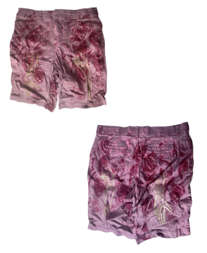 Rose Graphic Shorts
