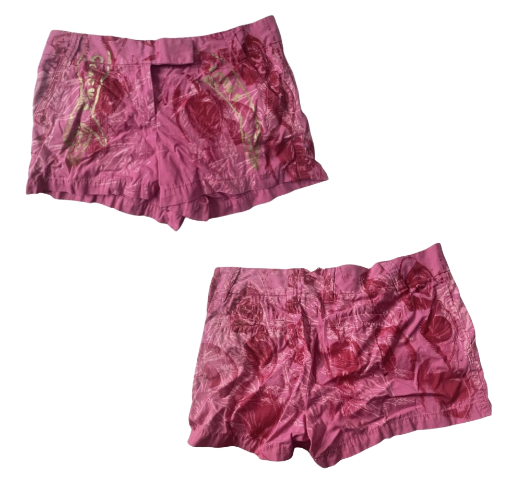 Hot Pink Graphic Shorts
