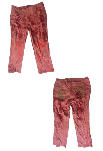 Eye-Print Denim (Full-Length) Pink