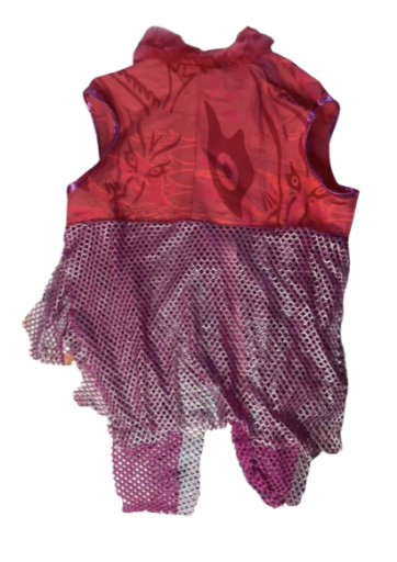 Crimson Mesh Ritual Vest 