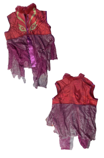 Crimson Mesh Ritual Vest 