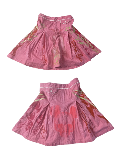 Pink Ritual Flare Skirt