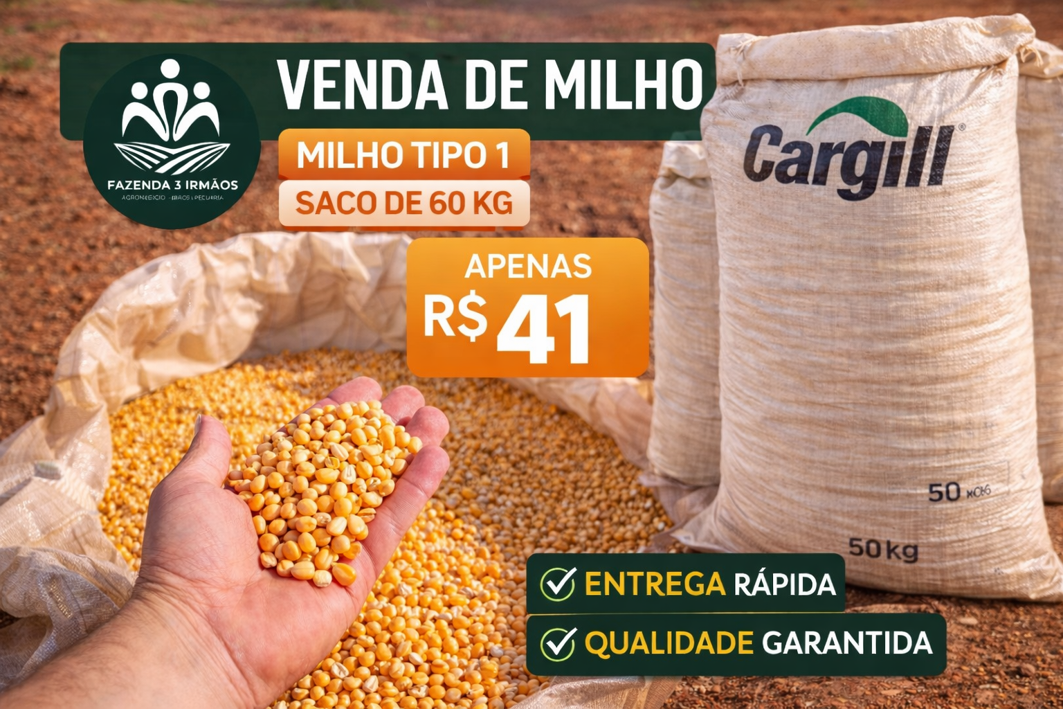 MILHO TIPO 1 (60kg)