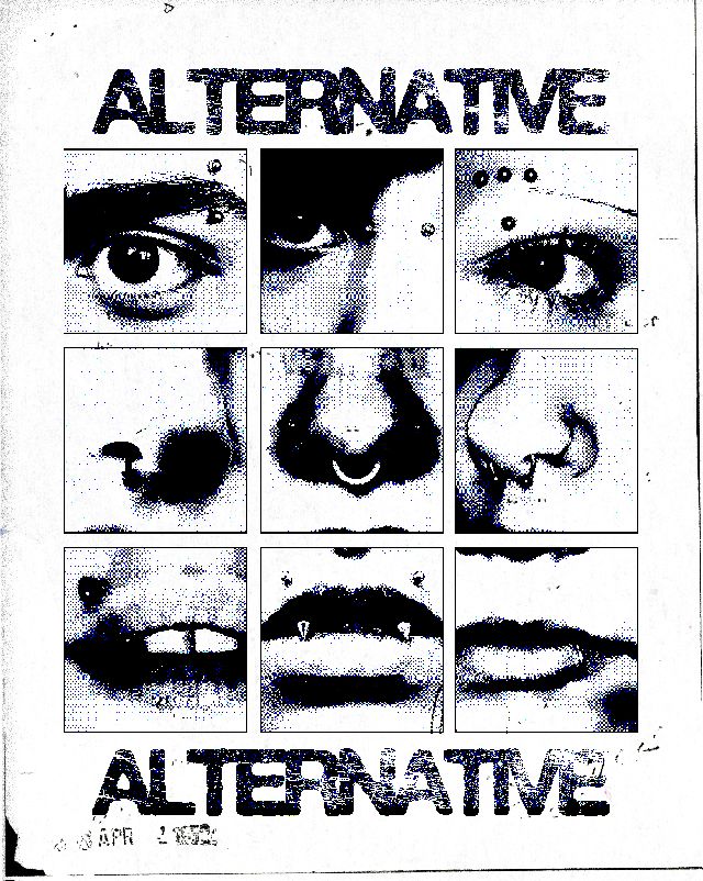 Alternative Piercing sticker