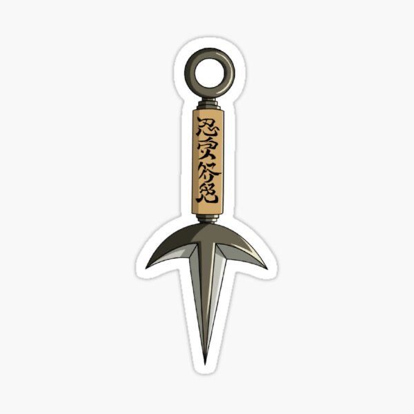 Anime Kunai Sticker