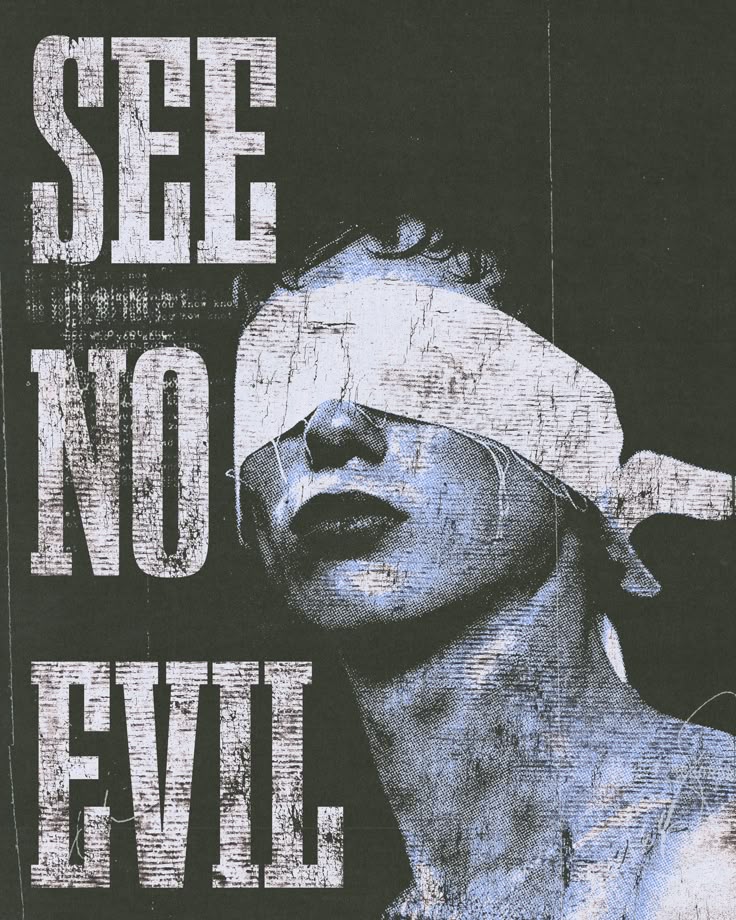 SEE NO EVIL sticker