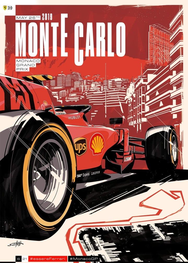 Monte Carlo Grand Prix sticker