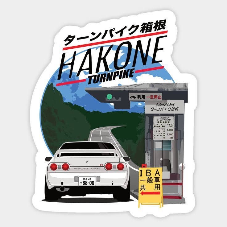 Hakone Turnpike Sticker