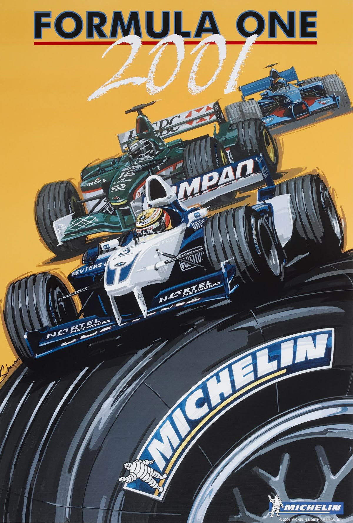 Formula One 2001 sticker