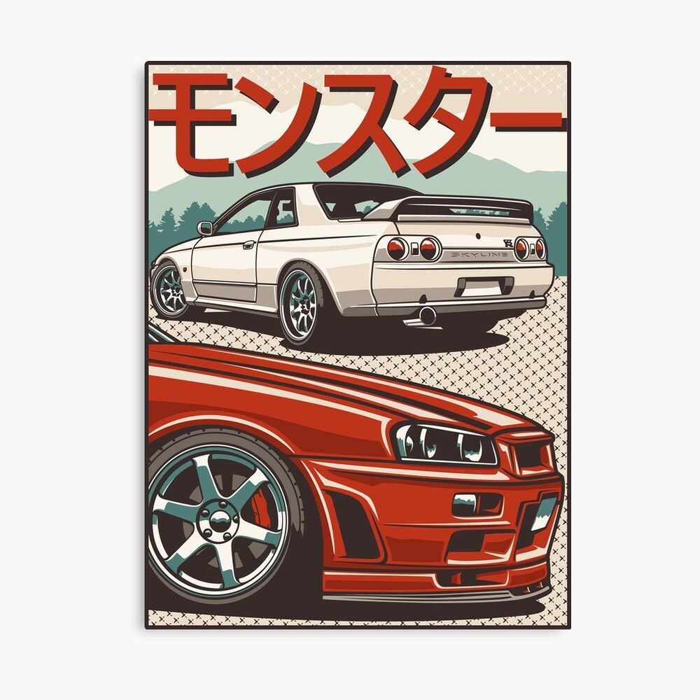 Japanese Sports Car Stickers