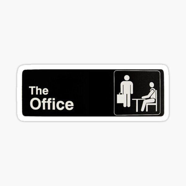 The Office Door sign Stickers