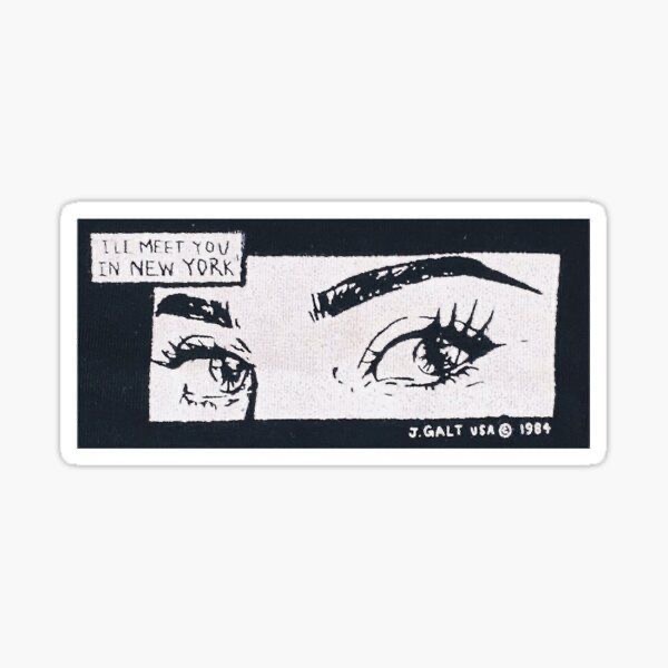 New York Comic Art Sticker