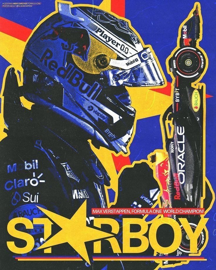 Max Verstappen 'Starboy' Poster
