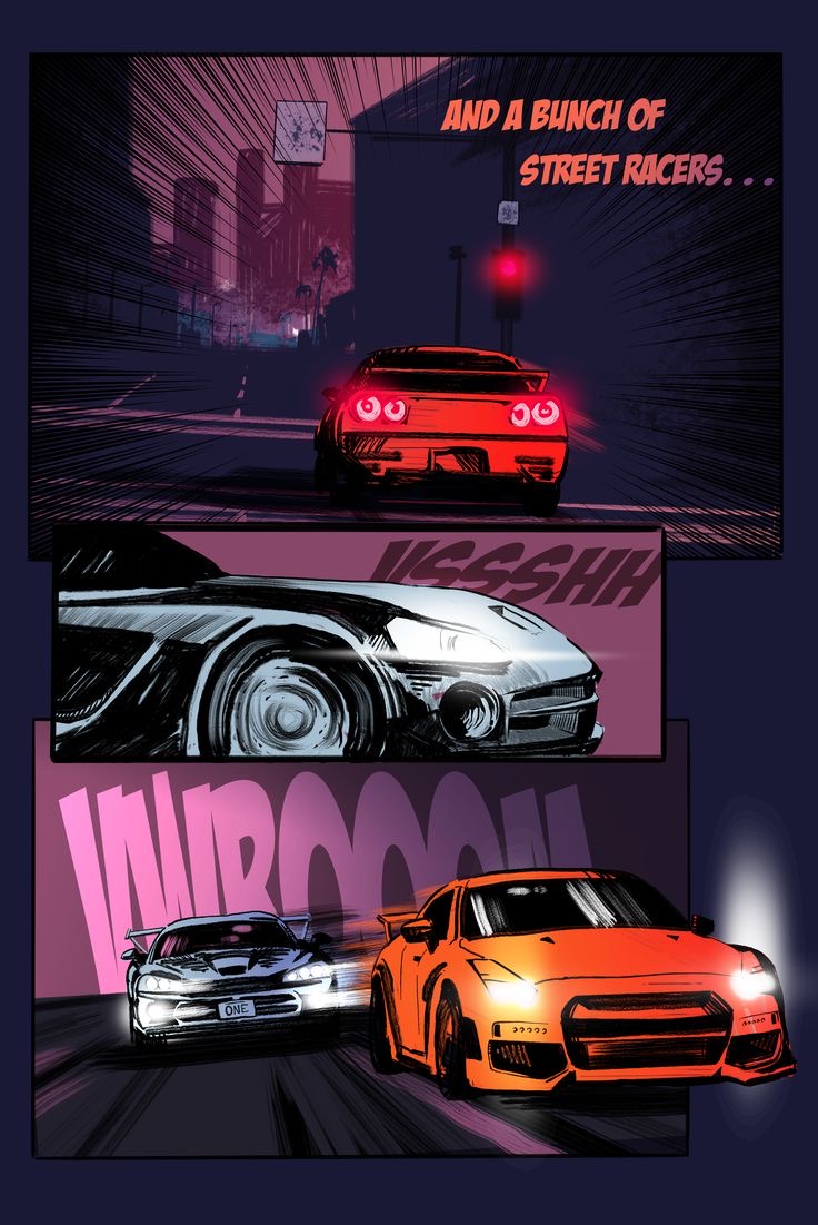 Street Racing Art Sticker