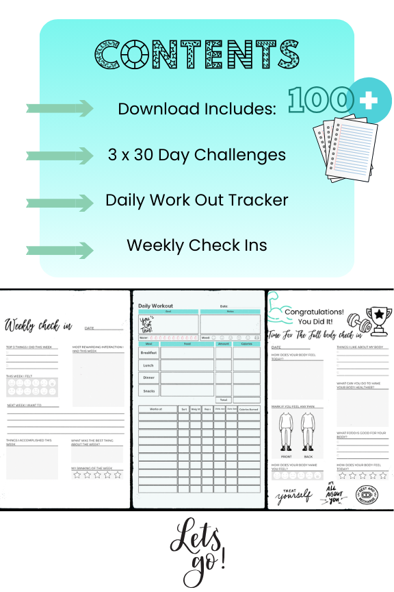 12 Week Workout Planner