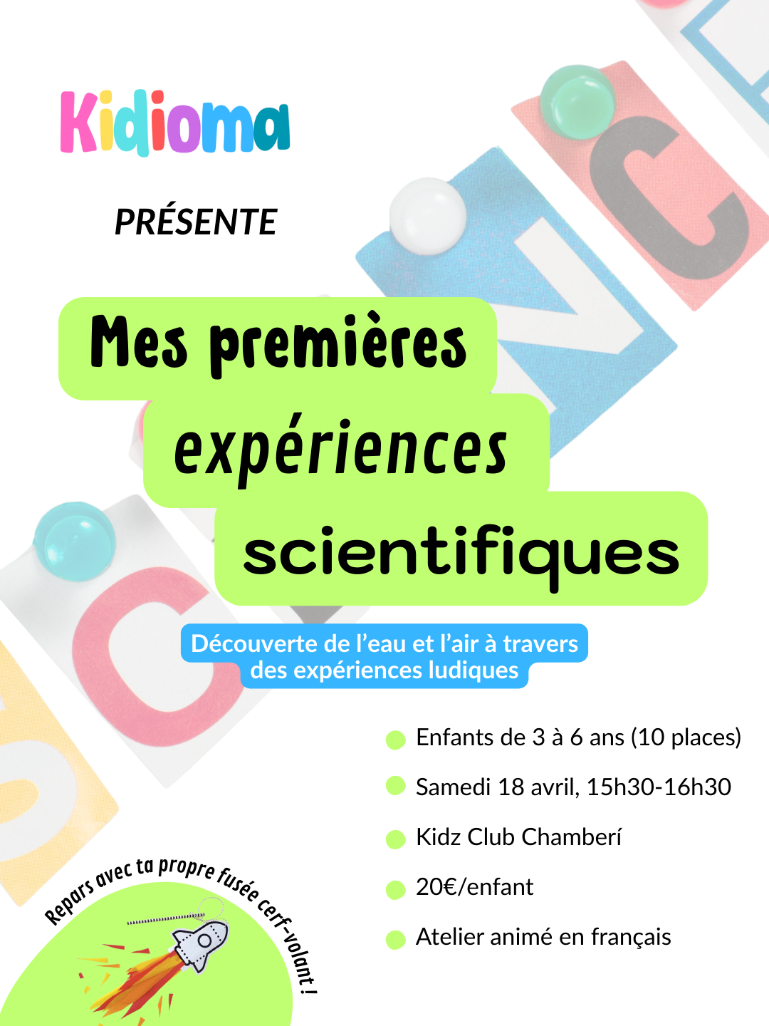 TALLER CIENTÍFICO - 3-6 AÑOS