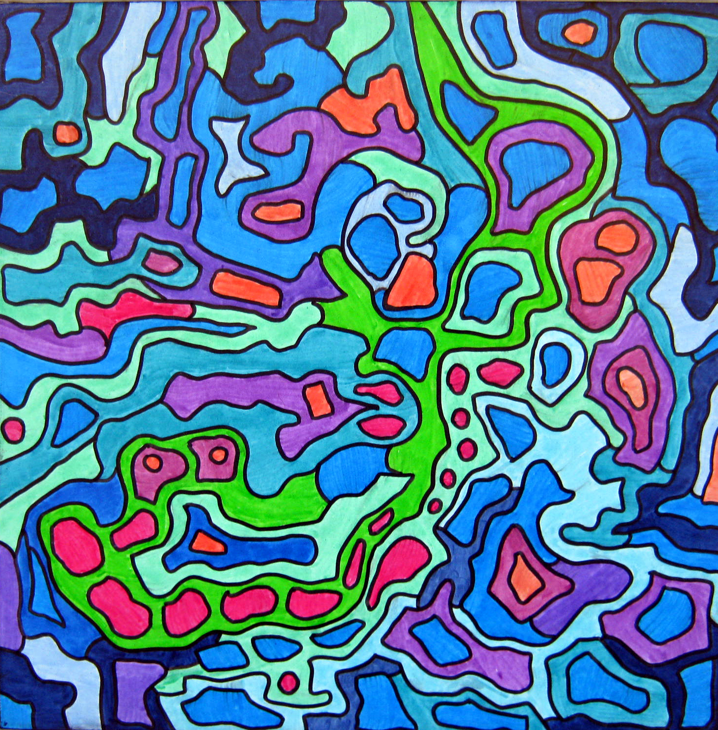 Abstract Geometric Canvas Art