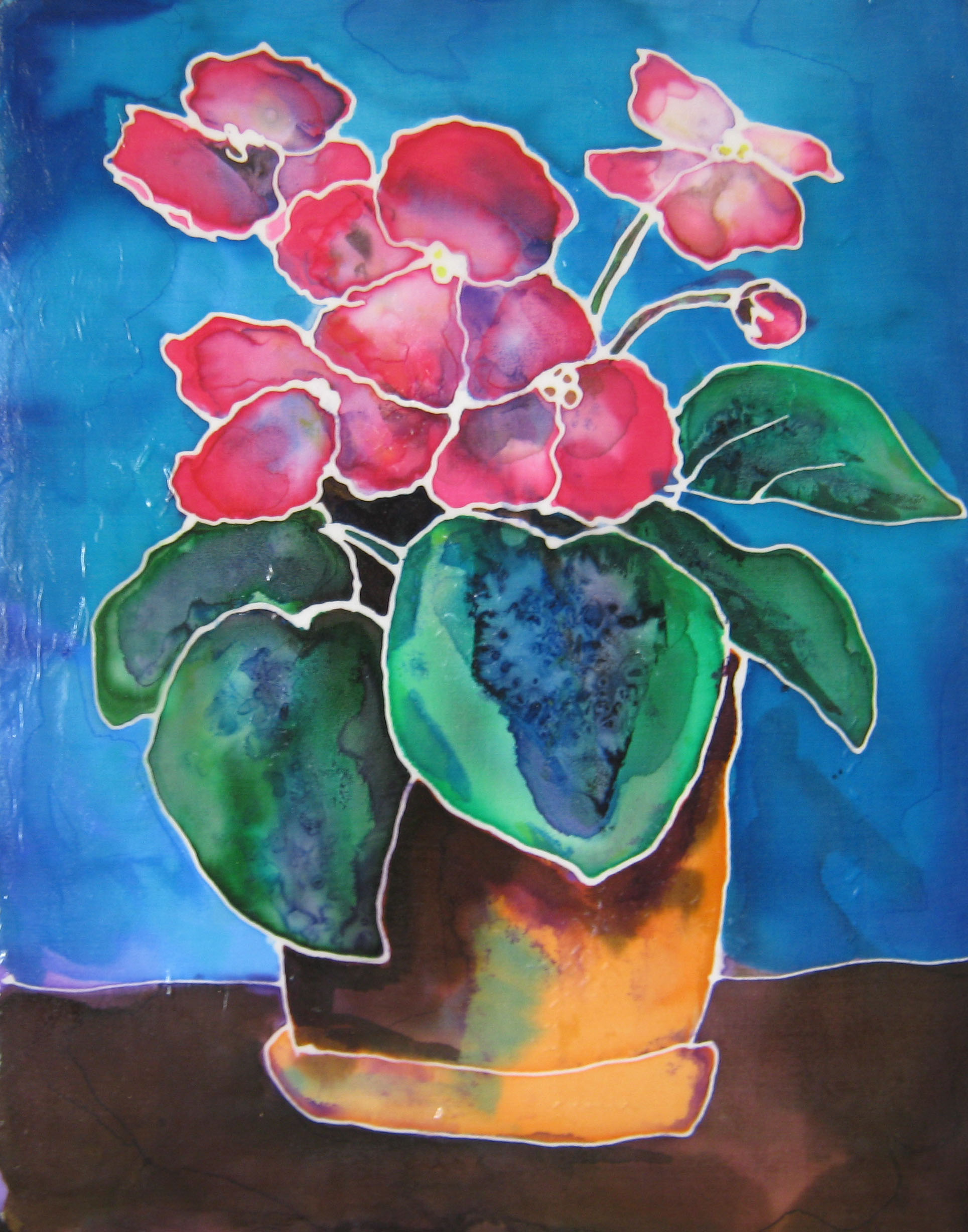 Vibrant Floral Art Print