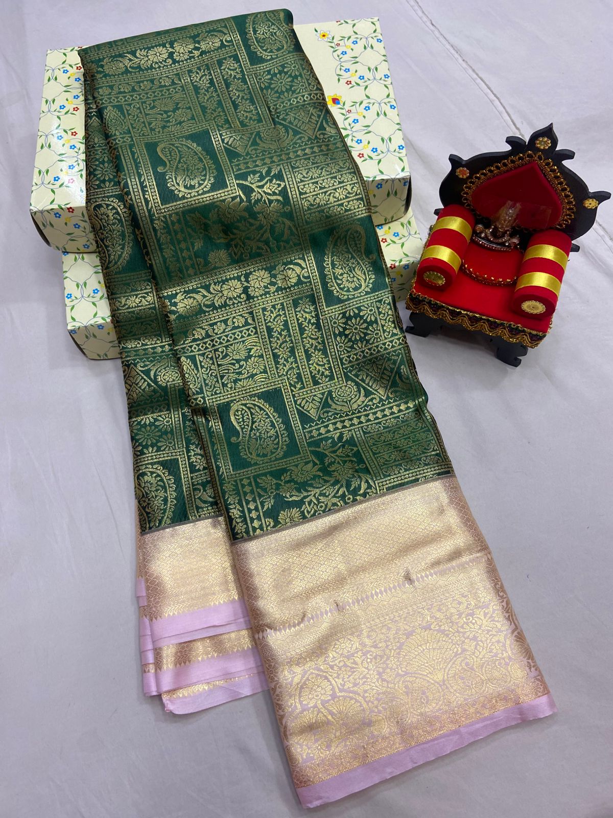 Kanchi Pattu Silk Saree Beautiful Traditional Collection